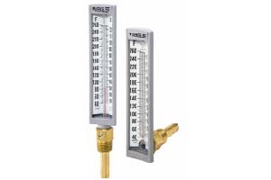 6 Stem; 30//240F Weksler AO-86487-19 A960AF5 Adj Angle Glass Thermometer